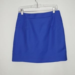 J. CREW Blue Skirt with Stretch
